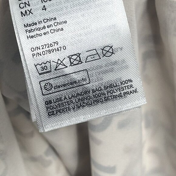 H&M Printed Shift Dress Long Sleeve Sz 4 NWT - Picture 6 of 6
